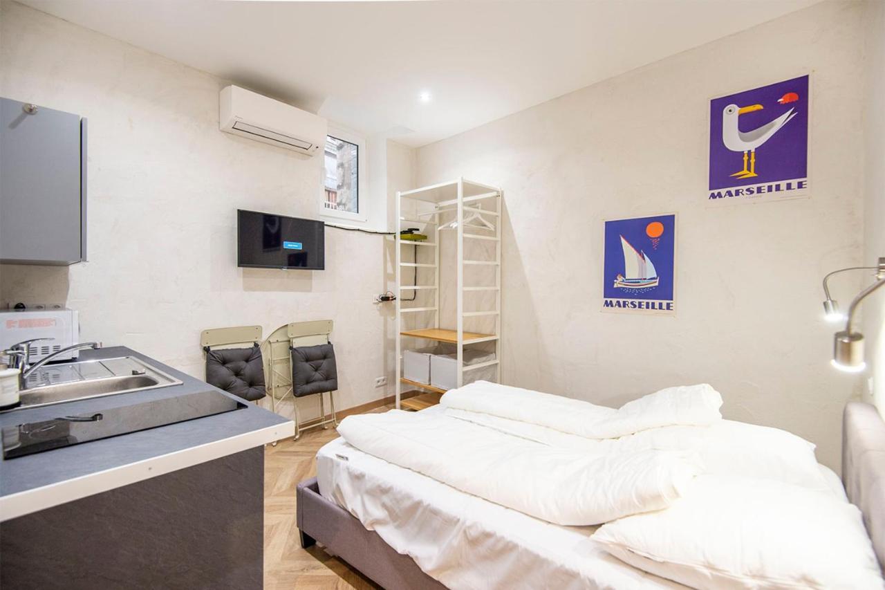 Studio In The Heart Of Marseille - Vieux Port Appartement Buitenkant foto